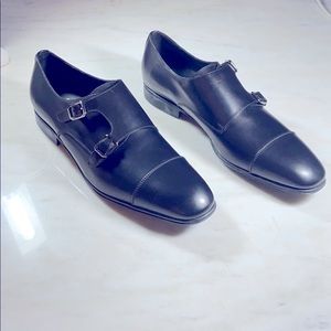 Ferragamo Gentleman's Calfskin  Double Monk 12EE